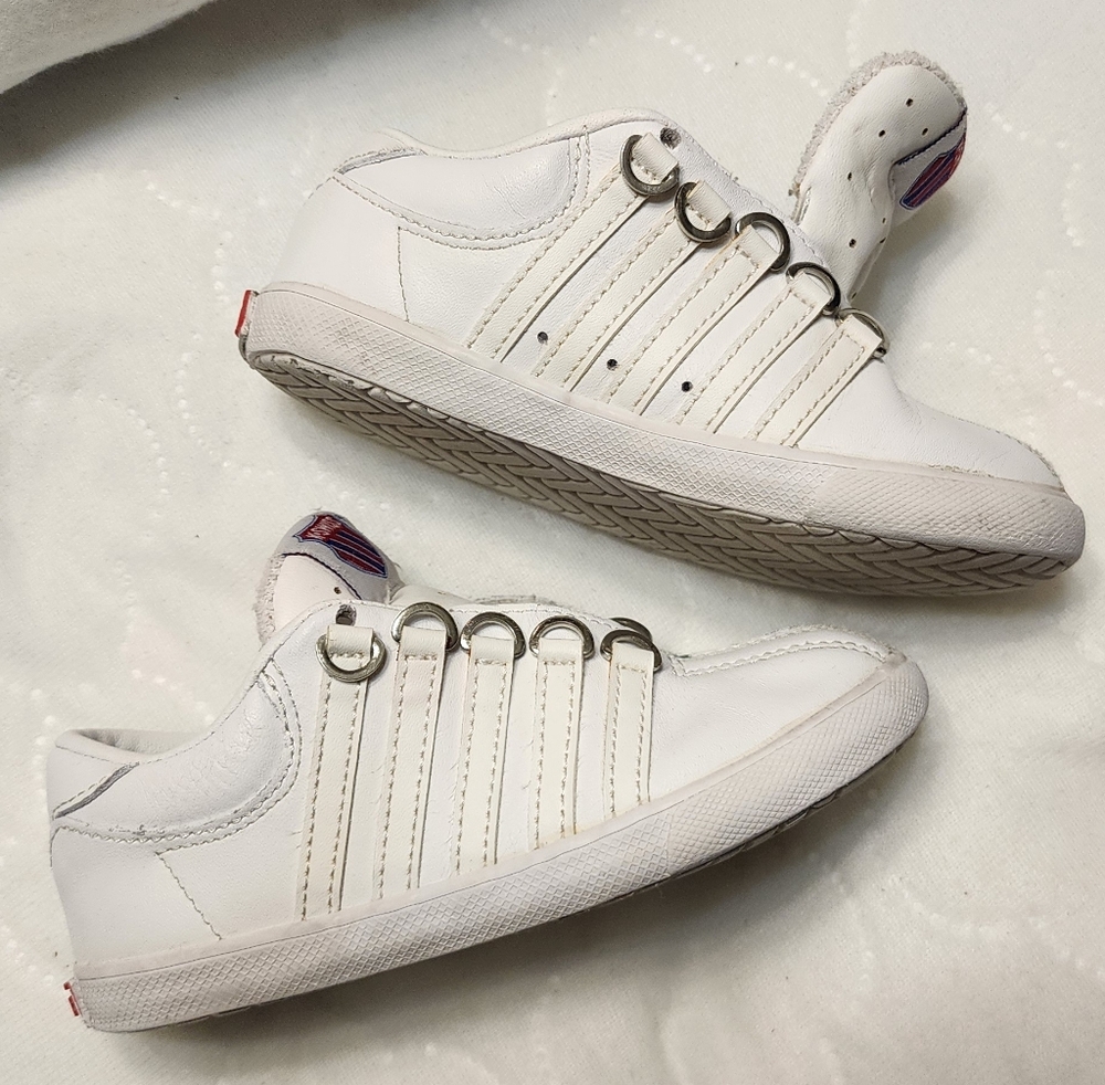 K-Swiss White Athletic Sneakers